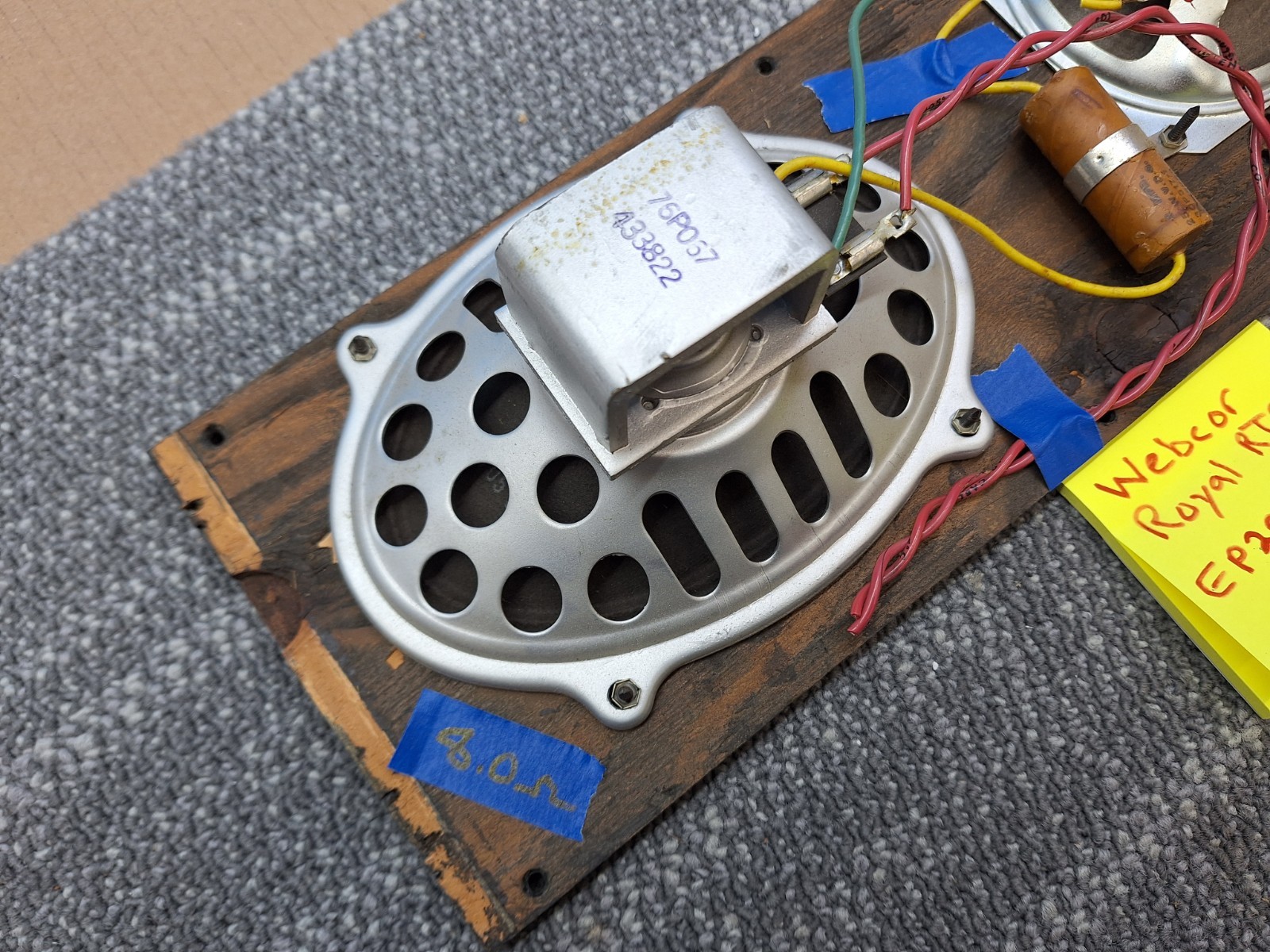 Webcor Royal Speakers