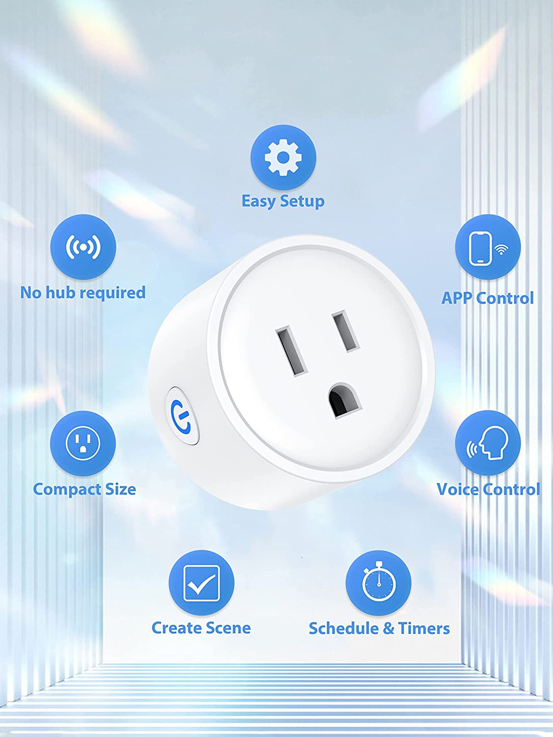 Enchufes Inteligentes Wi-fi Outlet 4 Pack - Enchufes Inteligentes Que Funcio...