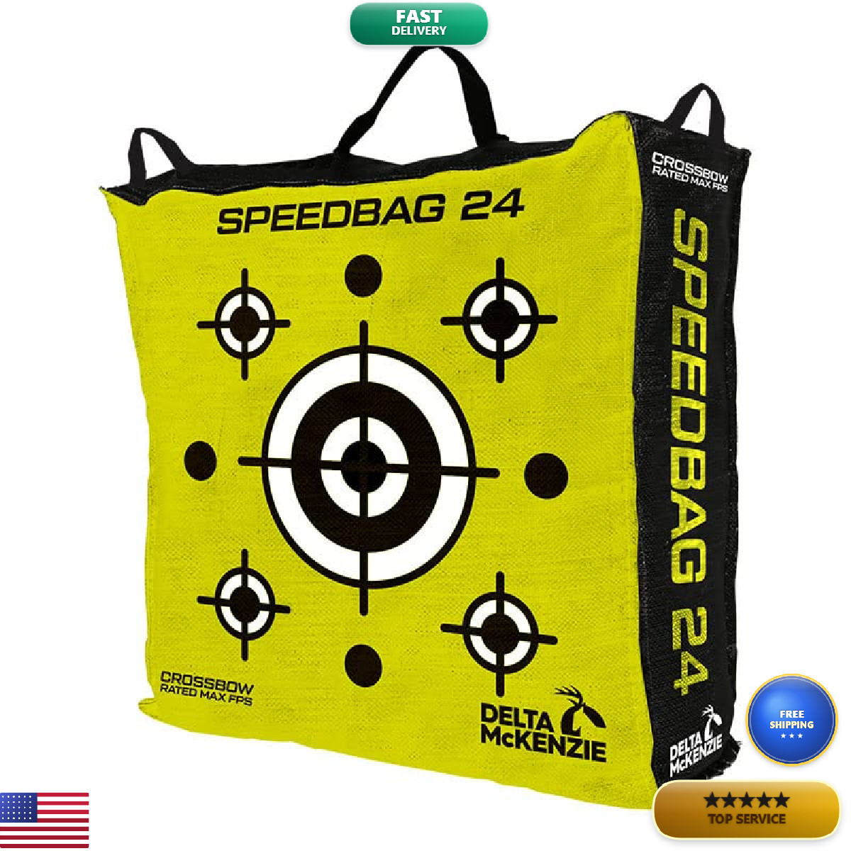Delta Mckenzie Speedbag 24 Archery Target - High Performance 475 Fps Dual-Sided