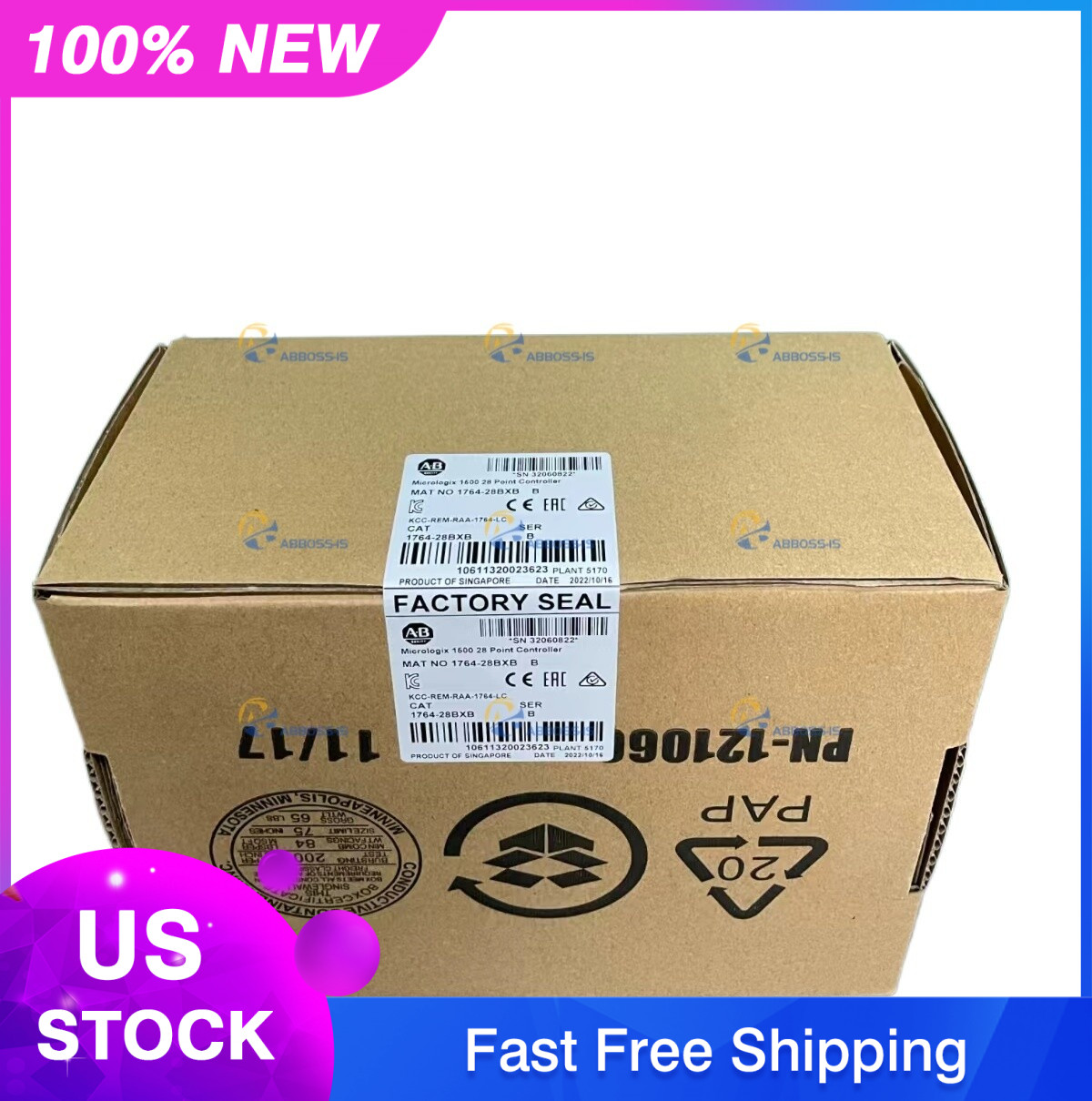 NEW Allen-Bradley 1764-28BXB AB MicroLogix1500 28 Point Controllerbase1764 28BXB