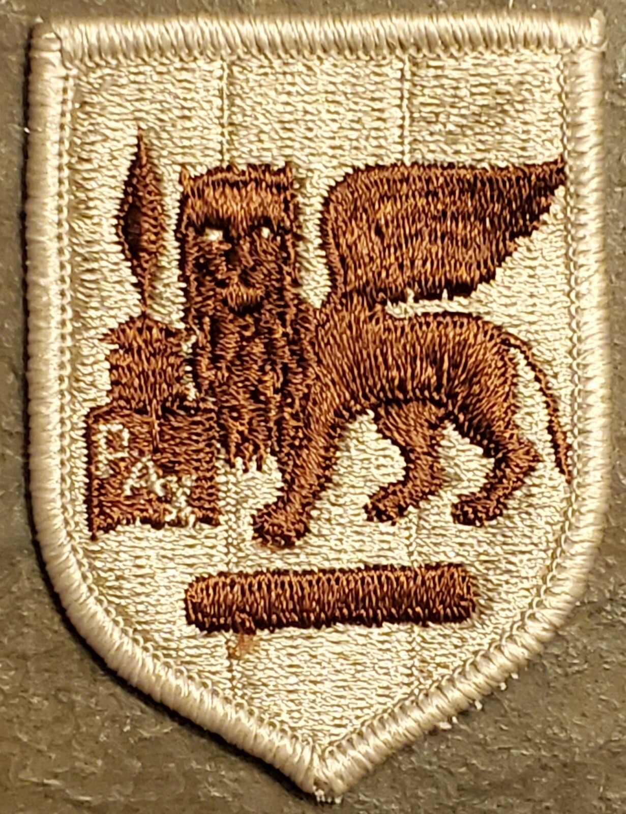 US Army Southern European Task Force SETAF AFRICA VTG DESERT DCU patch ORG VTG