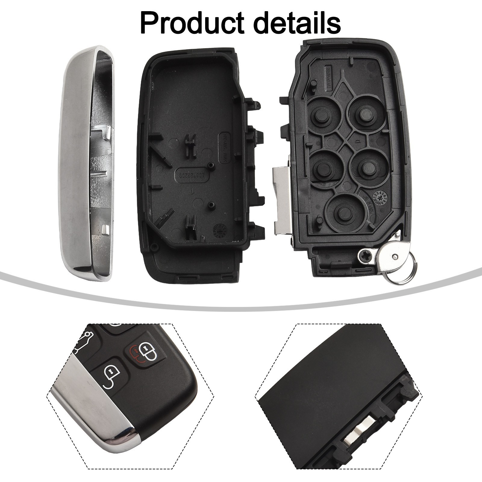 Sleek Design Replacement Shell for Land Rover and For Range Rovers Keys