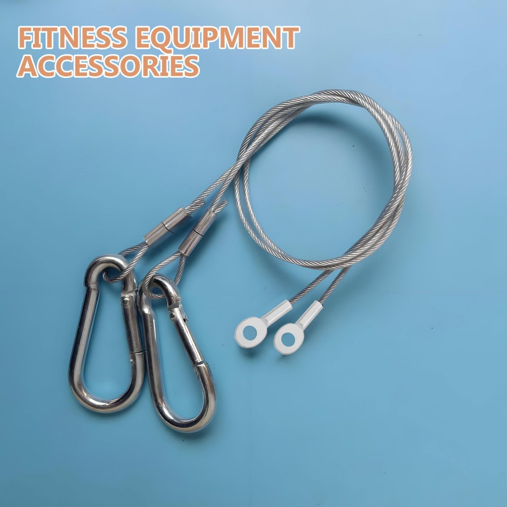 6 Pcs Fitness Equipment Connectors Cable Joint Interface Replacement Port
