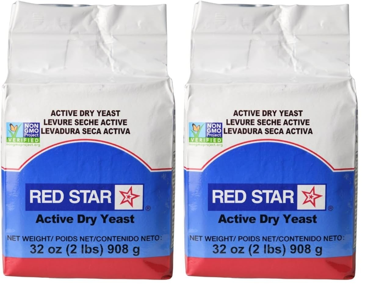 Versatile 2 Pound Vacuum Packed Active Dry Yeast for All Your Baking Needs