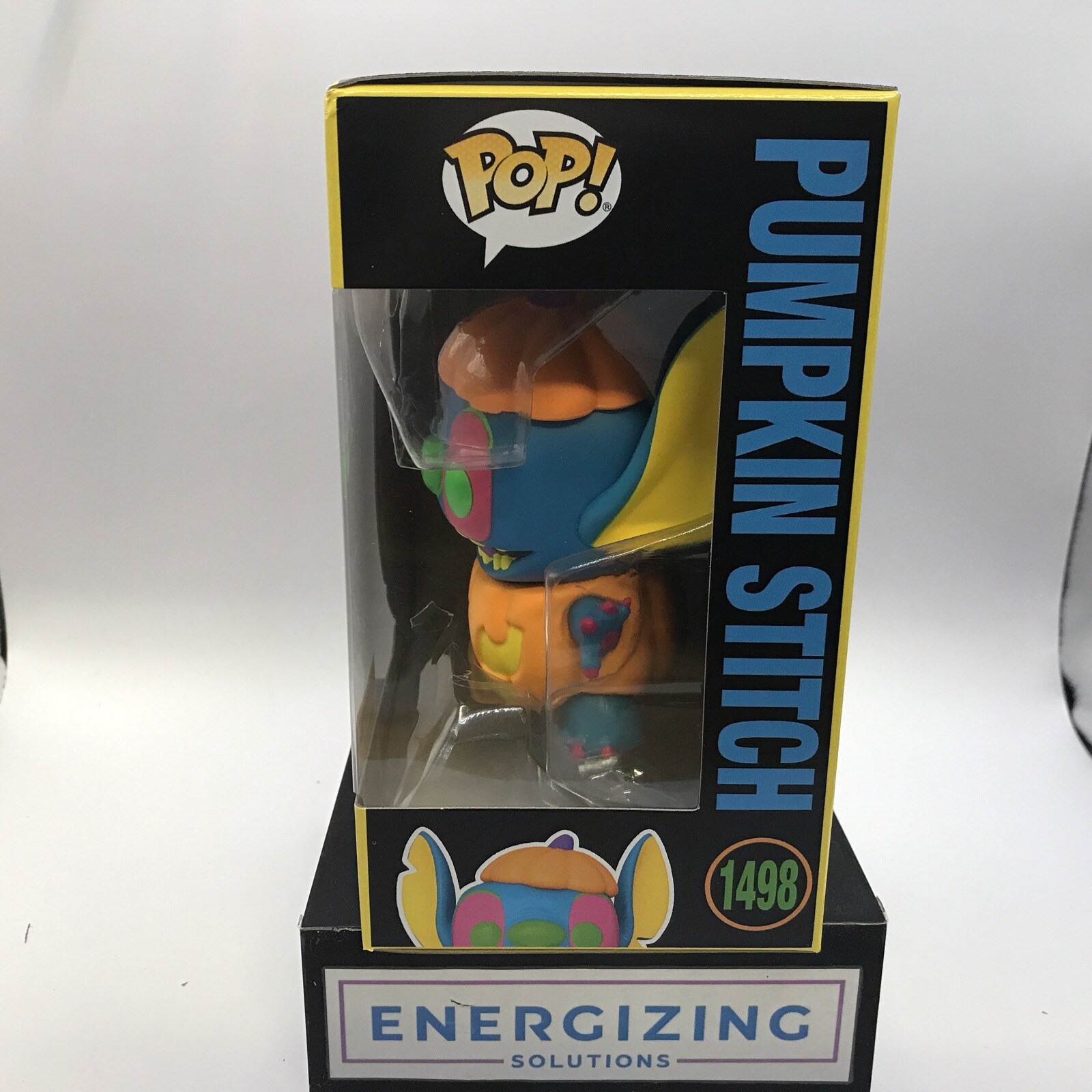 Funko Pop! Black Light Pumpkin Stitch (HotTopic Exclusive) #1498 w/protector