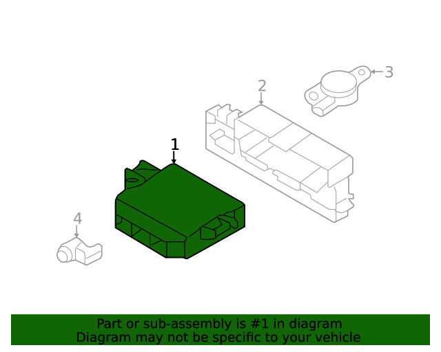 Genuine Audi Control Module 5QA-919-294-C