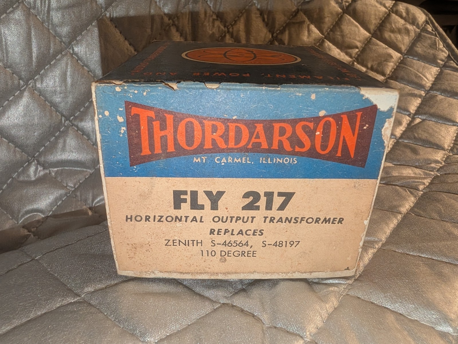Thordarson Zenith Flyback 217 Transformer For S-46564 & S-48197 (New Old Stock)