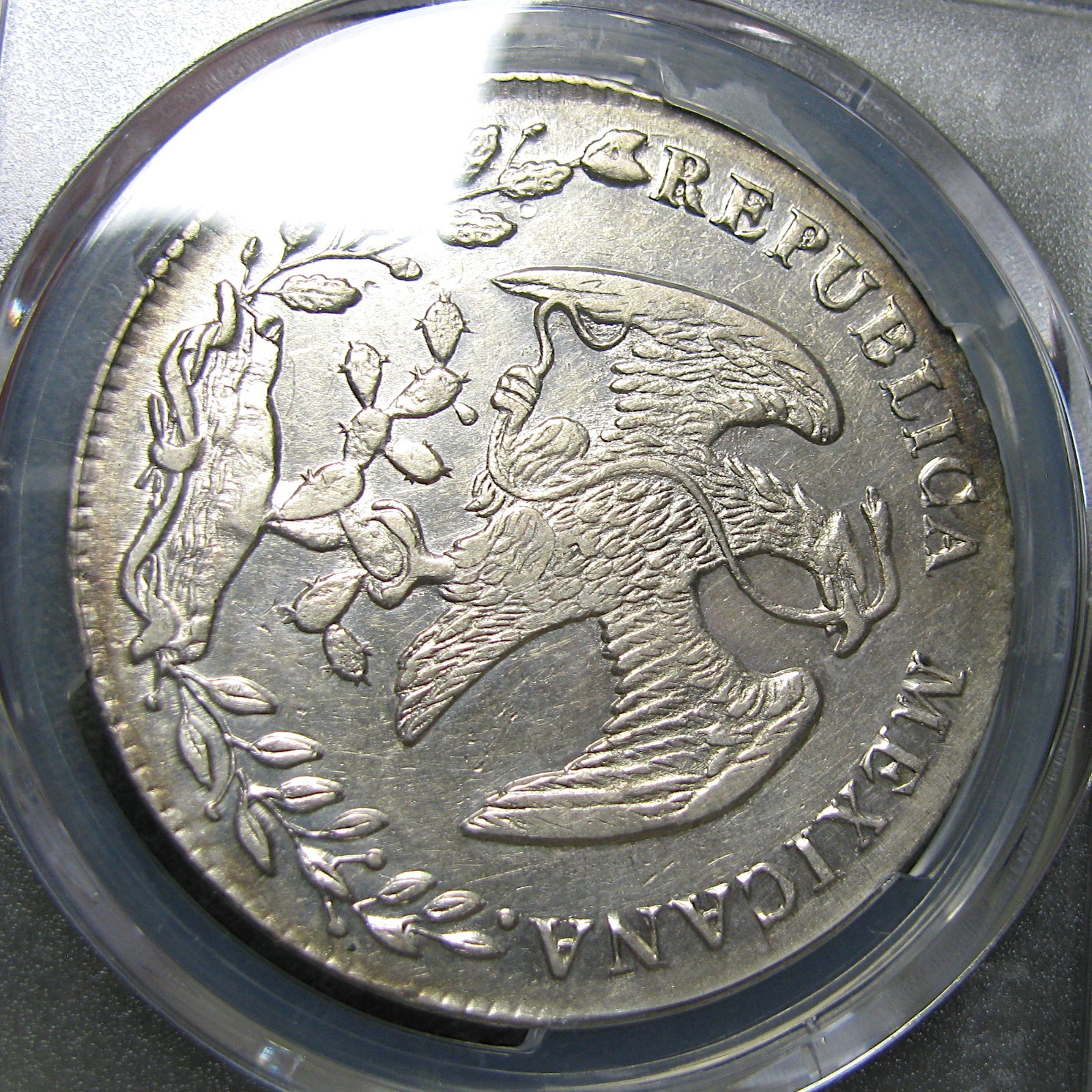 1886-Ga JS Mexico 8 Reales Silver Ga-72 ---- PCGS Unc Details Graded ---- #709C