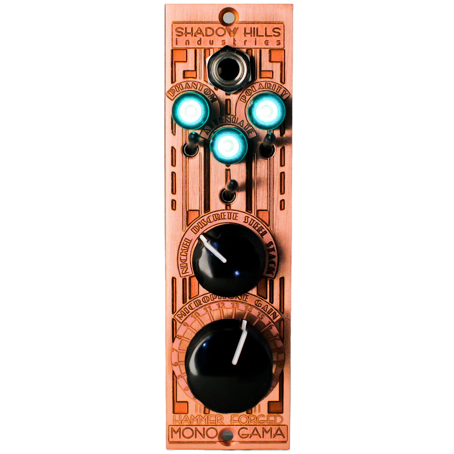 Shadow Hills Mono GAMA 500 Series Mic Preamp - Hammer Forged Copper (Demo Deal)