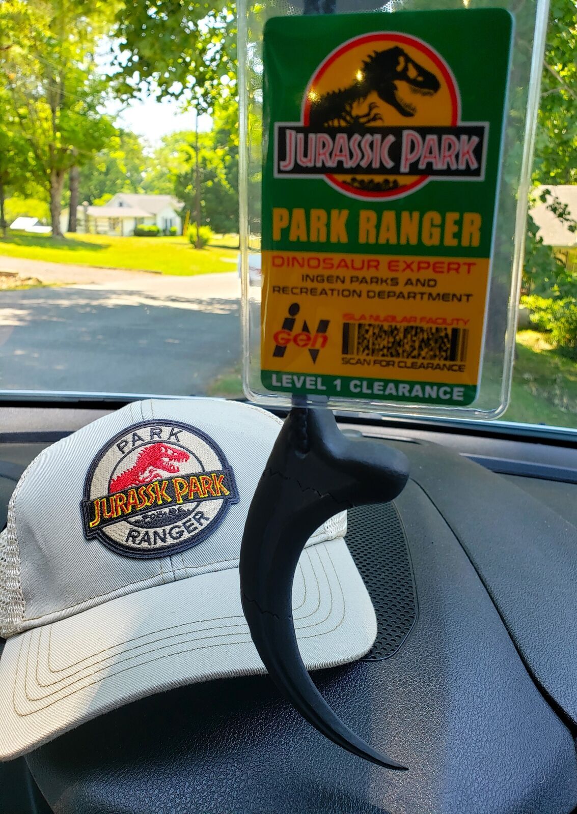Jurassic Park - Park Ranger Prop ID Badge