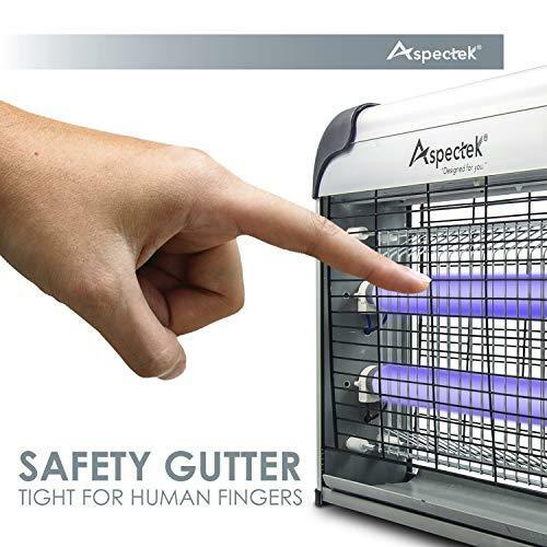 Aspectek Powerful 20W Electronic Indoor Insect Killer, Bug and Fly Zapper, Bulbs