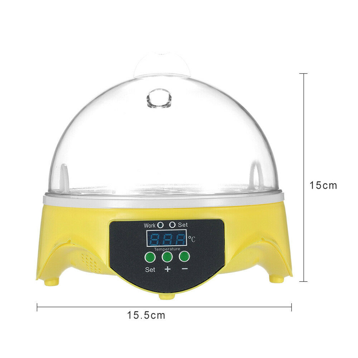 7 Eggs Automatic Digital Egg Incubator Chicken Bird Hatchers Temperature Control