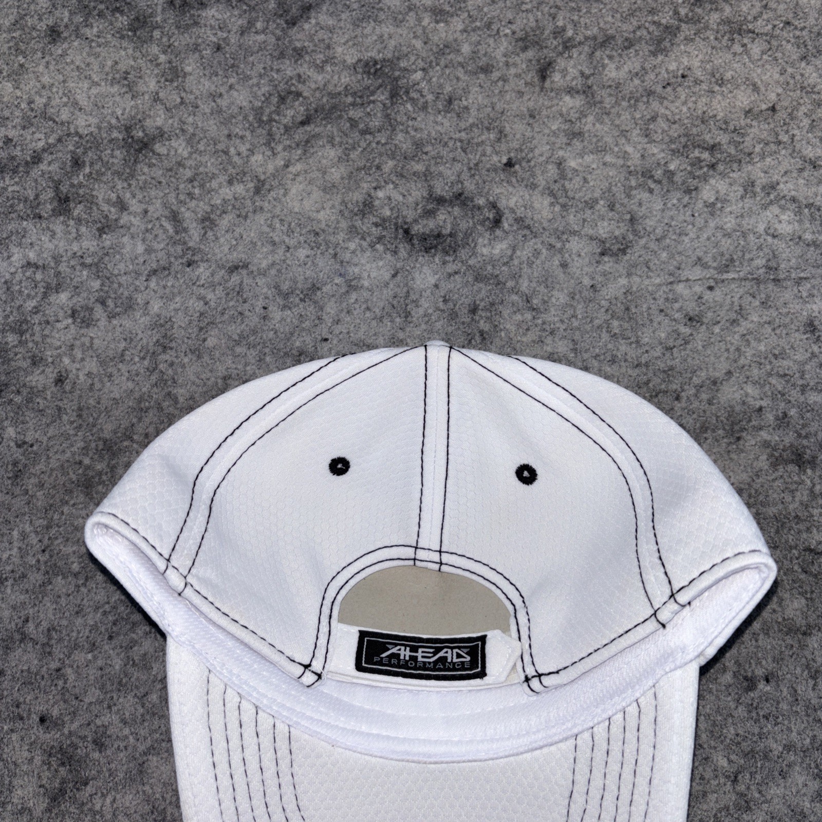 NWT Ahead Tech Presidents Cup White Hat PGA Golf Embroidered Logo Cap Adjustable