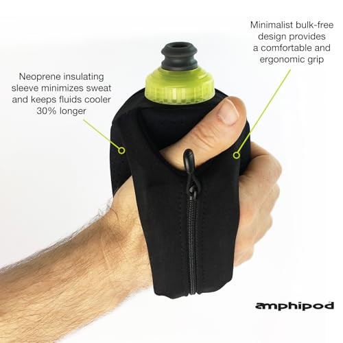 Hydraform Ergo-Lite Handheld Water Bottle, BPA-Free 10.5 Ounces Blue