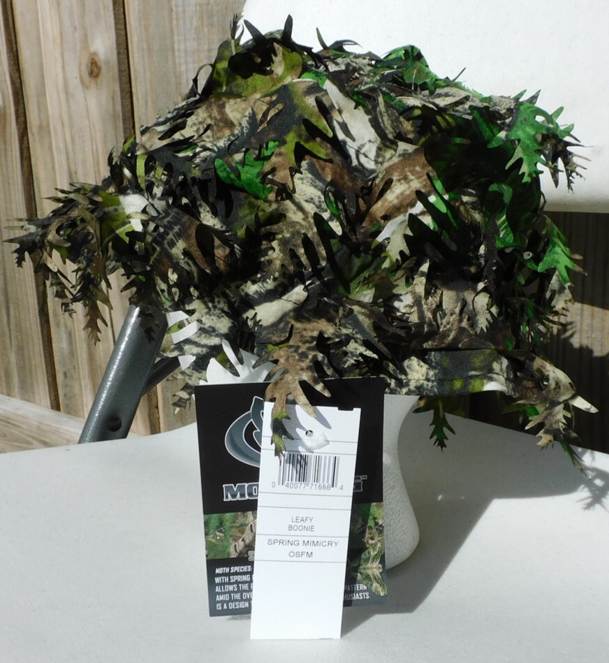 Mothwing Spring Mimicry 2.0 Deer Bow Hunting Camo 3D Leafy Boonie Bucket Hat