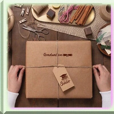 Graduation Clear Stamp Set with Words and Frame