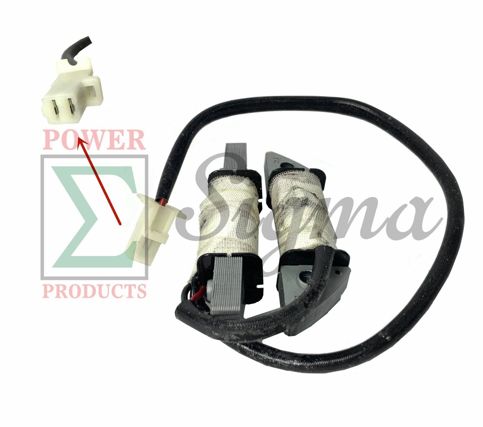 Parallel Charging Coil For Head Light on Harbor Predator 301CC 8HP Gas Engine