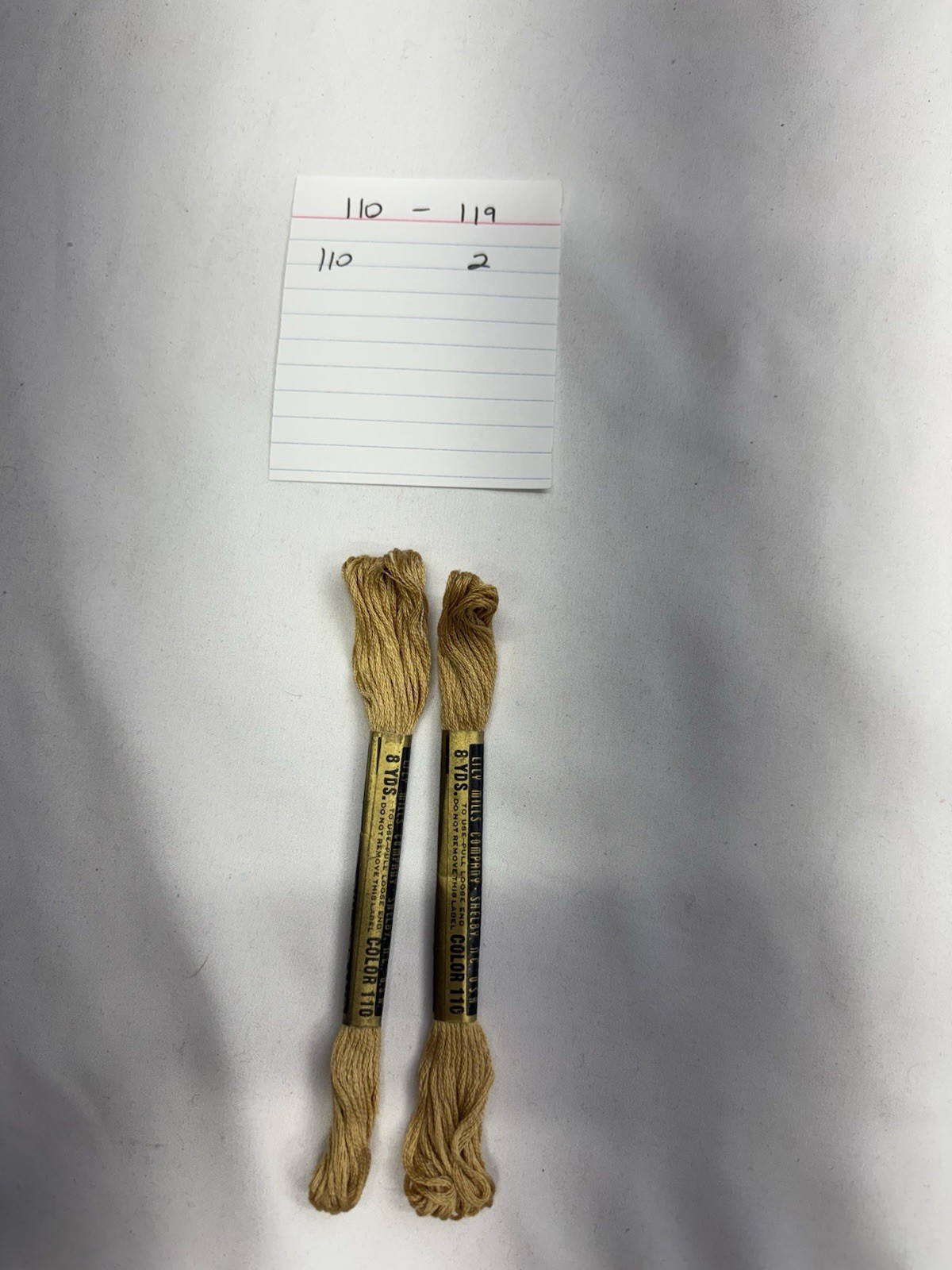 Embroidery Thread Lot Numbers 100-199 154 Skeins