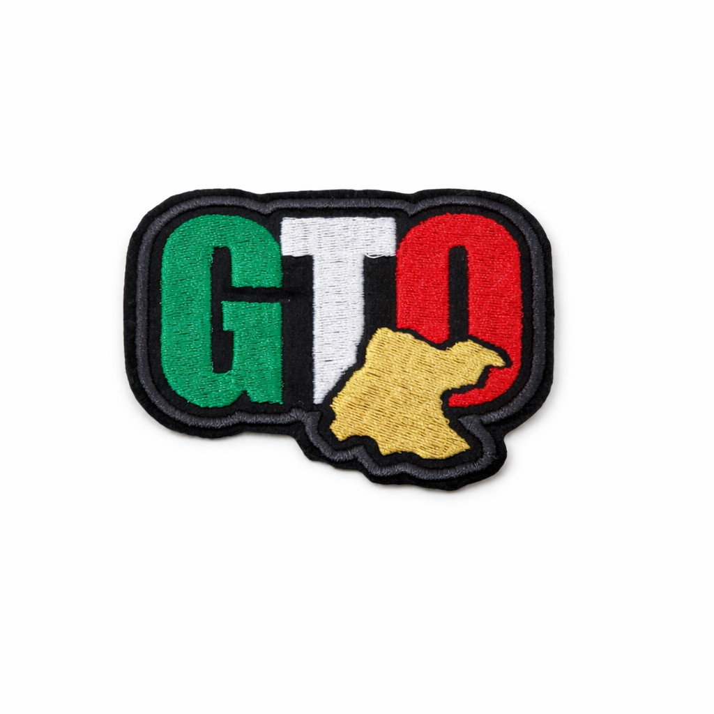 Guanajuato Embroidered Patch "GTO" Mexico Flag 4x2.5 Iron On / Sew On