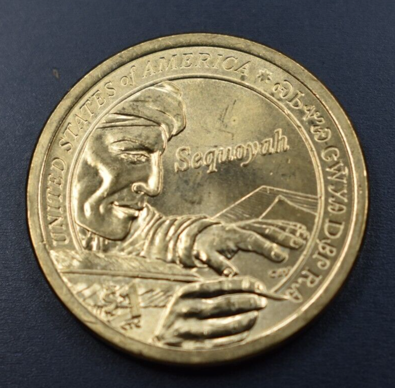 2017 P Sacagawea Native American Golden Dollar
