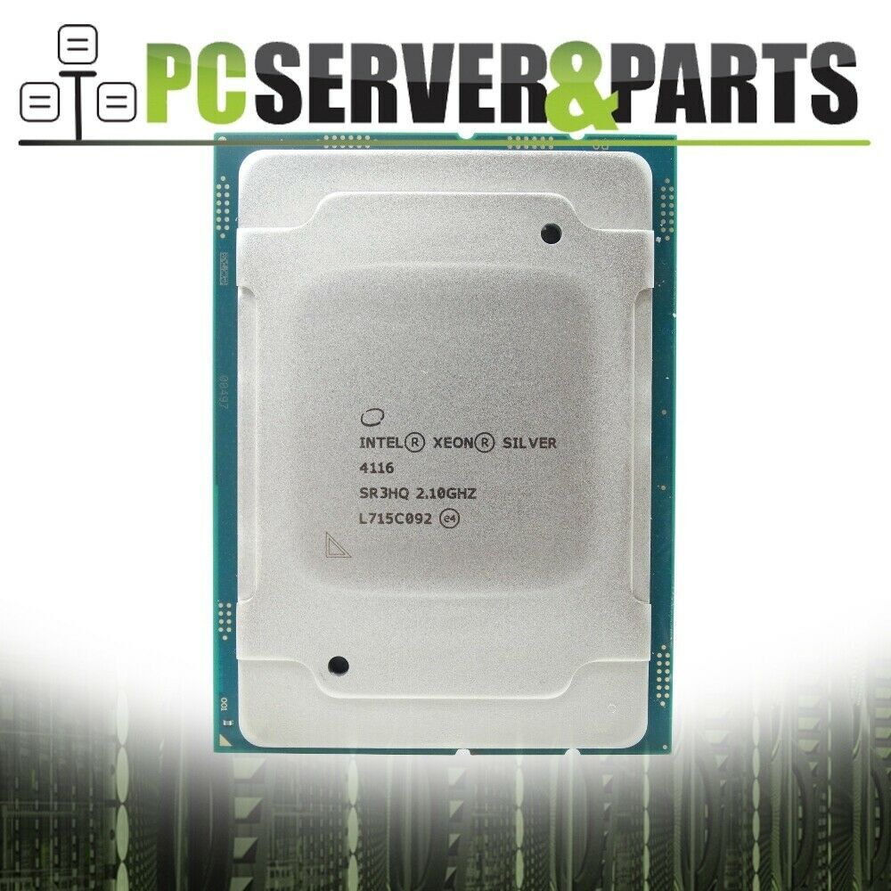 Intel Xeon Silver 4116 SR3HQ 2.10GHz 16.5MB 12-Core LGA3647 CPU Processor
