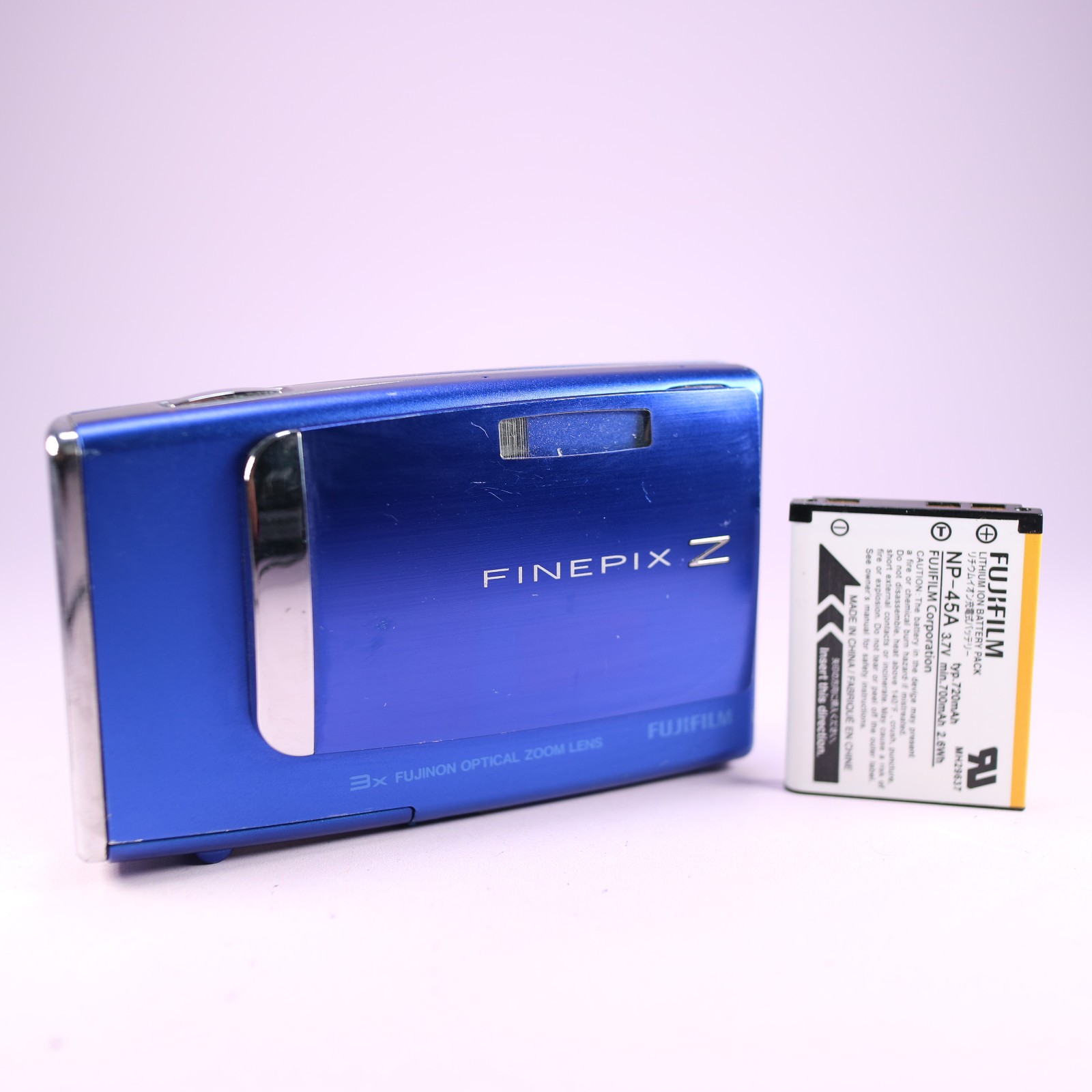 Fujifilm Digital Camera FinePix Z10fd 7.2MP Blue Tested