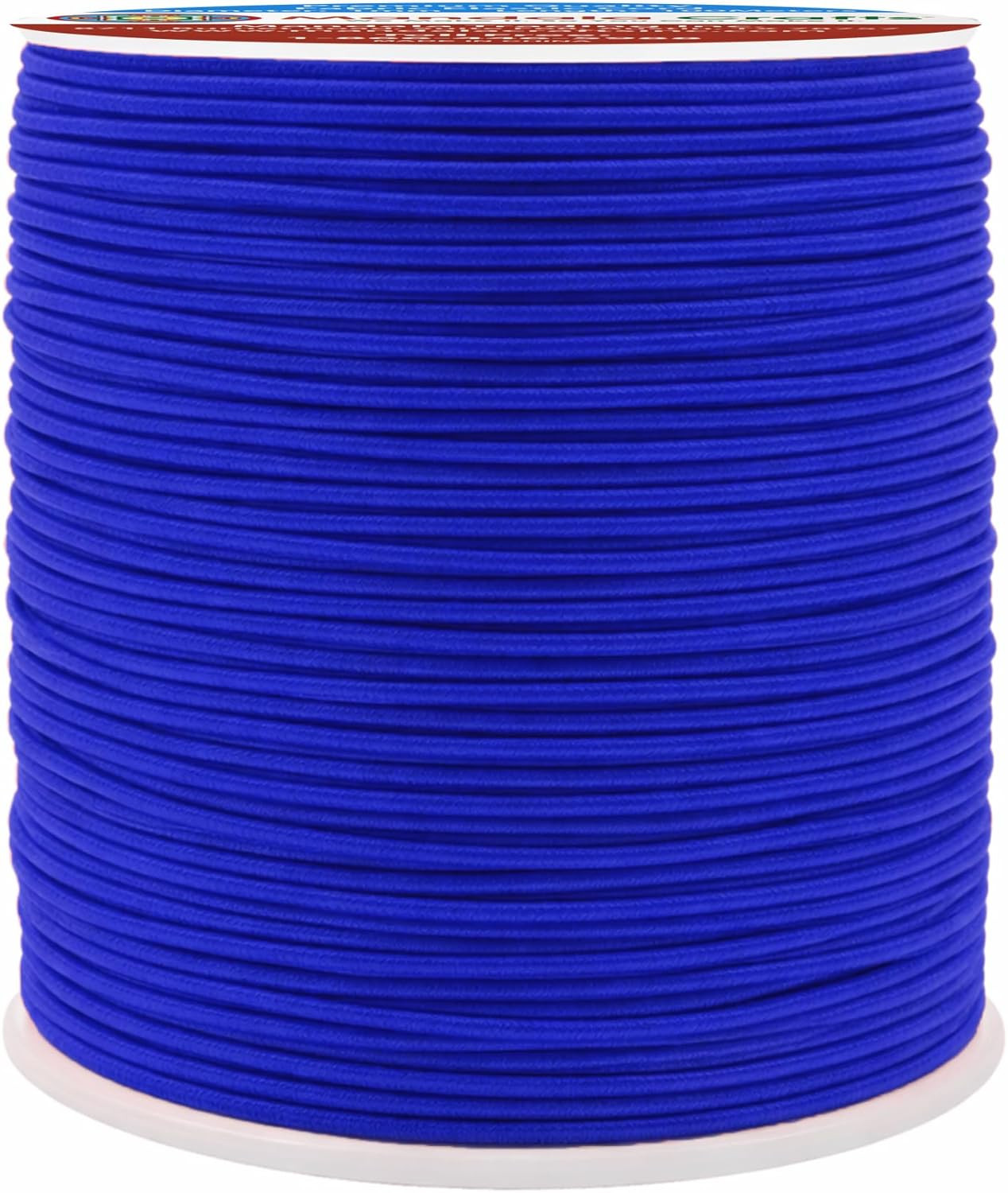 1mm Royal Blue Elastic Cord for Jewelry Making – 109 Yds Stretchy Cord Round Ela
