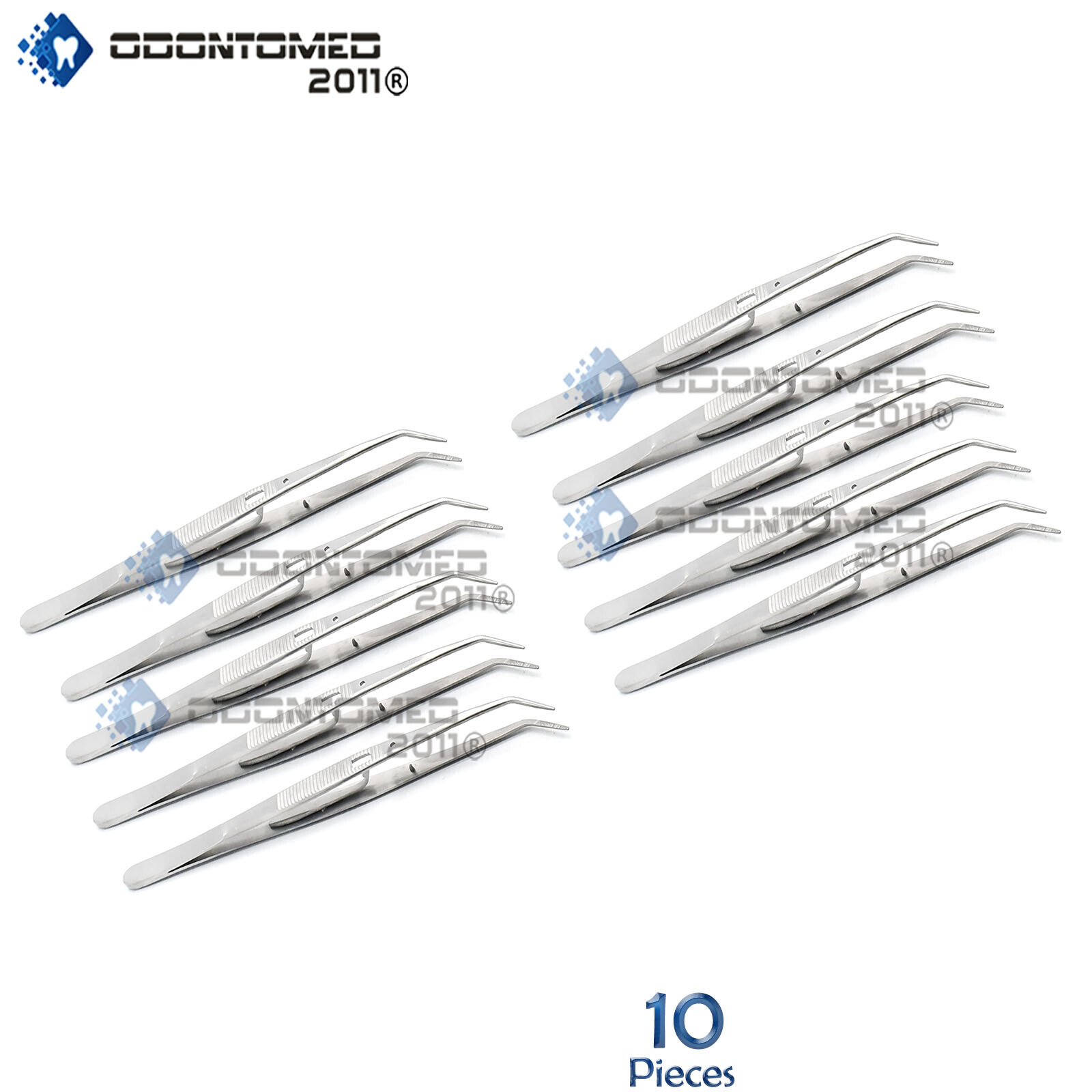 College Pliers, Tweezers Cotton Dental Orthodontic (10 Pcs) Surgical Instruments