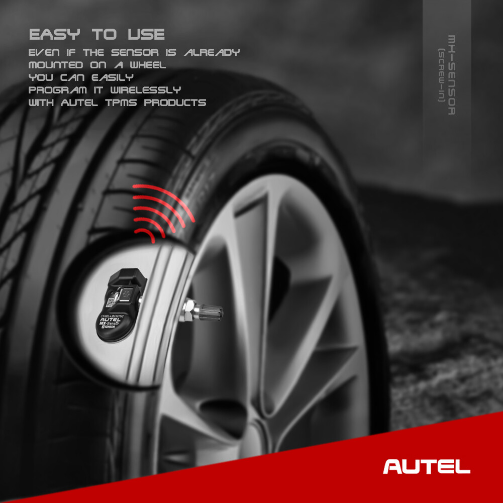 Autel 315MHz&433Mhz 2 In 1 Matel MX-Sensor OE-Level TPMS Tire Pressure Monitor