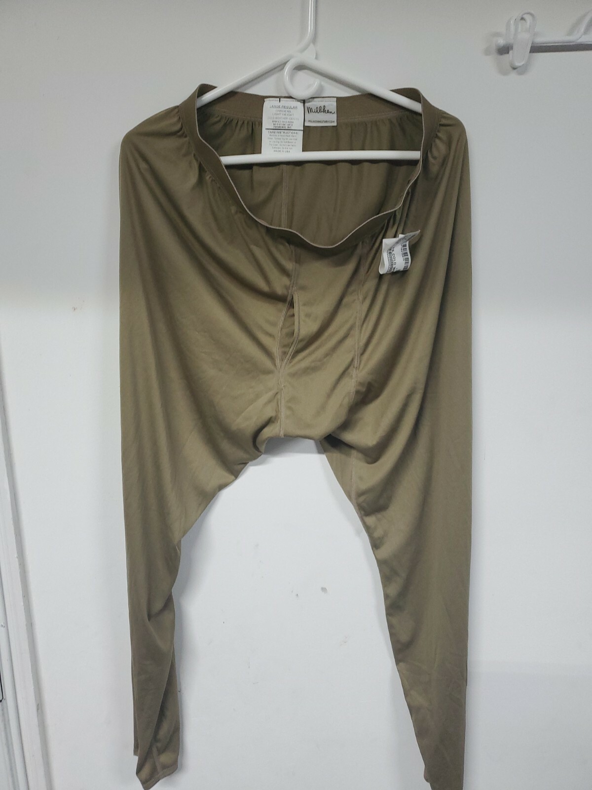 coyote brown poly pro WEIGHT BASE LAYER US ARMY LEVEL 1 medium regular