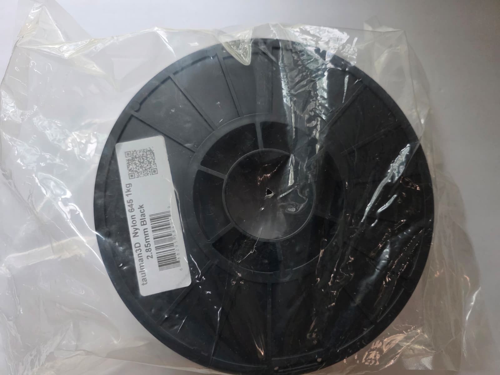 New! Taulman3D 645 Nylon Filament Black - 2.85 mm 1 KG- READ Open box