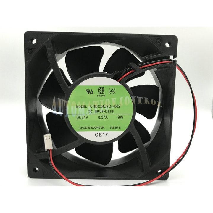 For SERVO CNDC24Z7C-042 DC 24V 0.37A 9W 120*120*38mm Cooling fan 2Pin