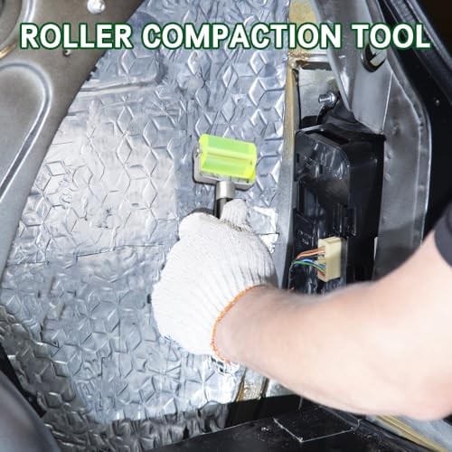 HAOBO Auto Car Audio Sound Deadening Application Rolling Wheel Roller, Green