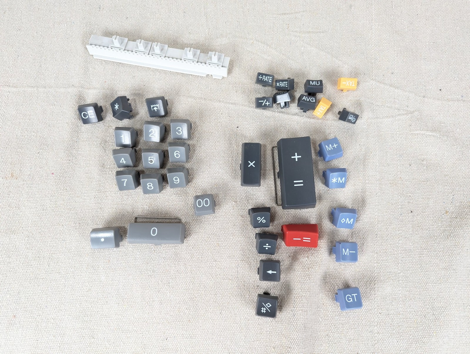Sharp EL-1197PIII Printing Calculator Replacement Keycap Set Numeric Function...