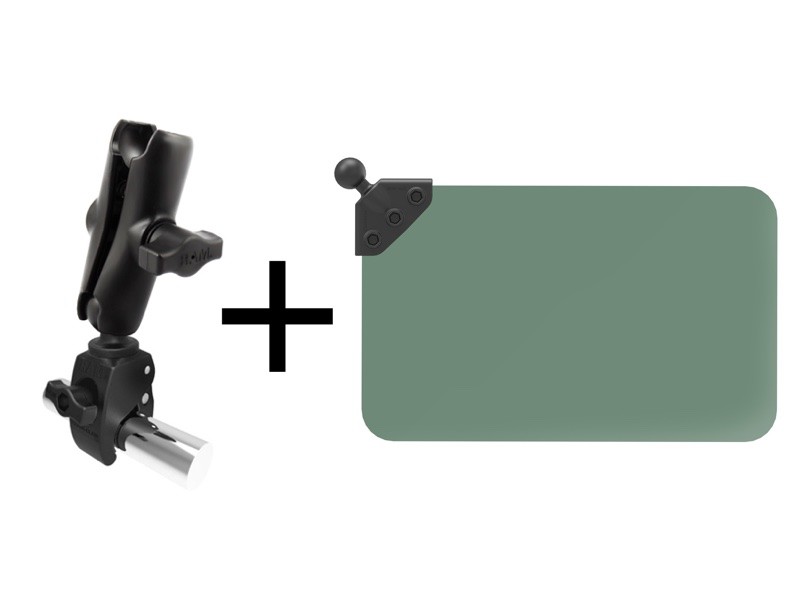 RAM Tough-Claw Universal Sun Visor, 50% Green Tint, for Aircraft, Boats, RV's