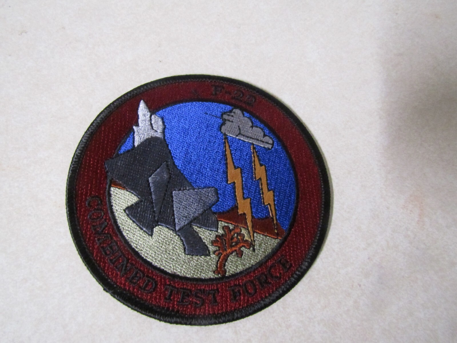 US MILITARY PATCH US AIR FORCE 6511TH SQUADRON F-22 RAPTORCOMBINED TEST FORCE