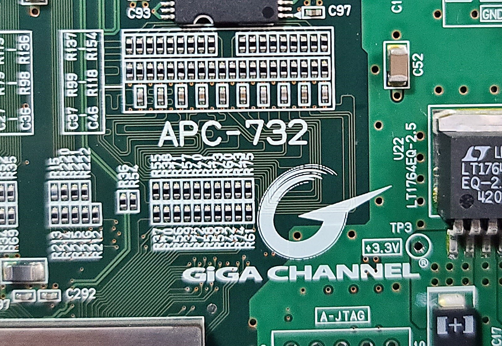 AVAL DATA Giga Channel PCB Board APC-732 free ship