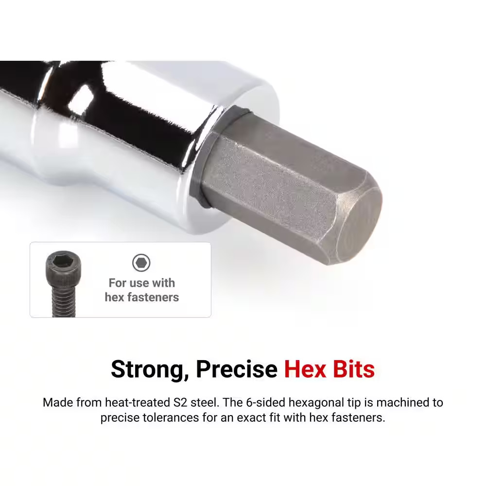 1/2 In. Drive X 16 Mm Hex Bit Socket