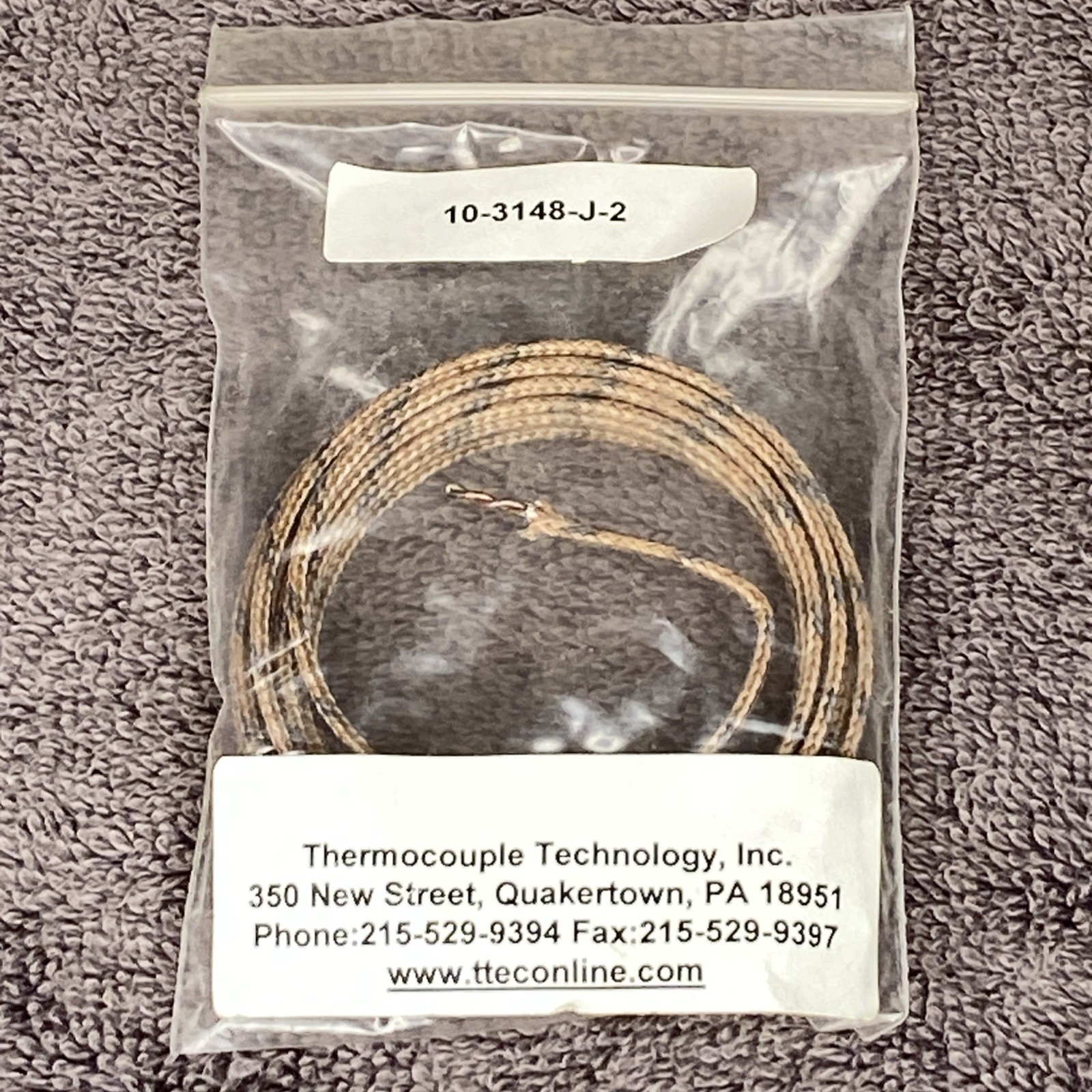 Item # 10-3148-J-2, TTEC "Readys" Ready-Made Thermocouples & RTD´s NOS NIP