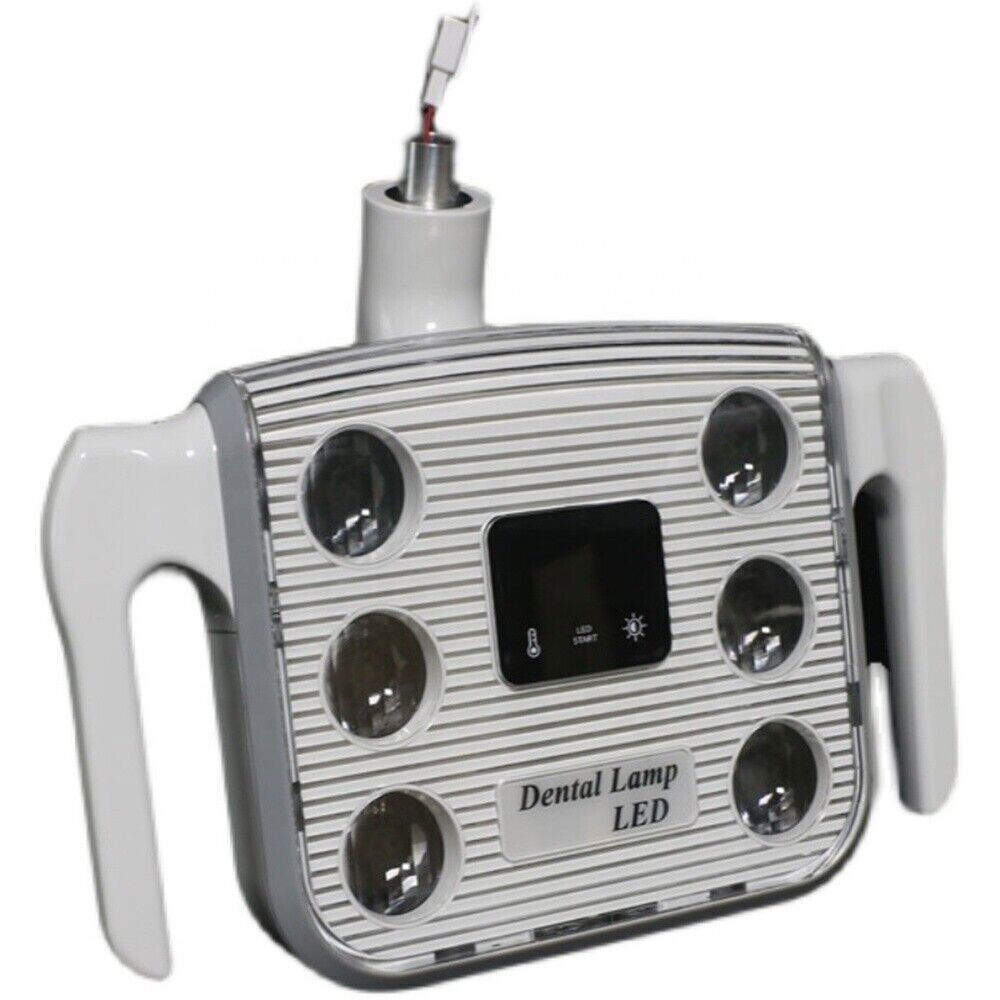 6 LEDs 10W Dental Shadowless Operating Induction Lamp with LCD Display 22mm