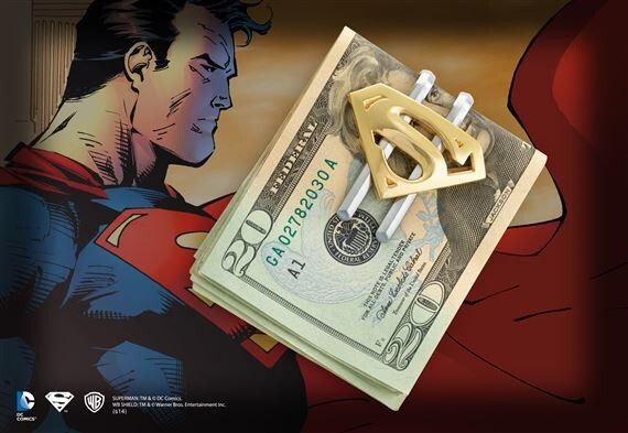 Superman   Returns Shield Money Clip (Gold