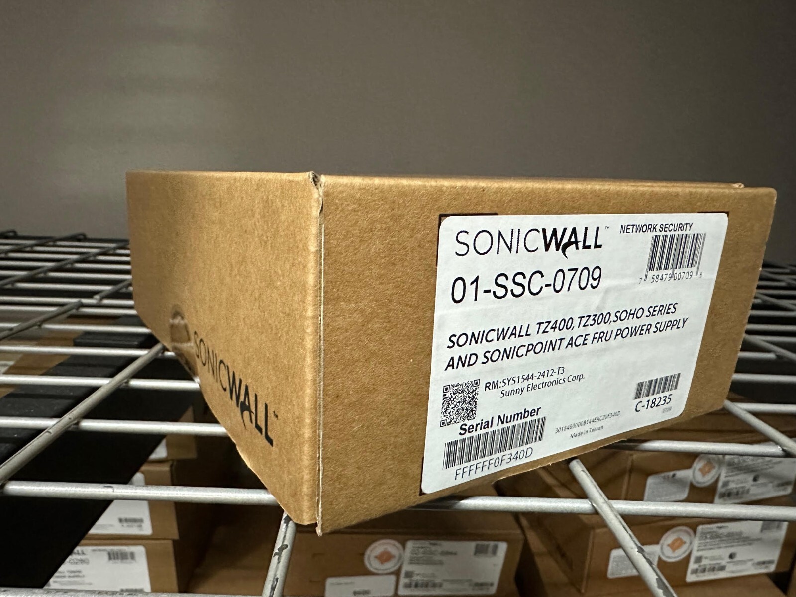 SONICWALL FRU POWER SUPPLY FOR TZ400, TZ300 SERIES (01-SSC-0709) SEALED