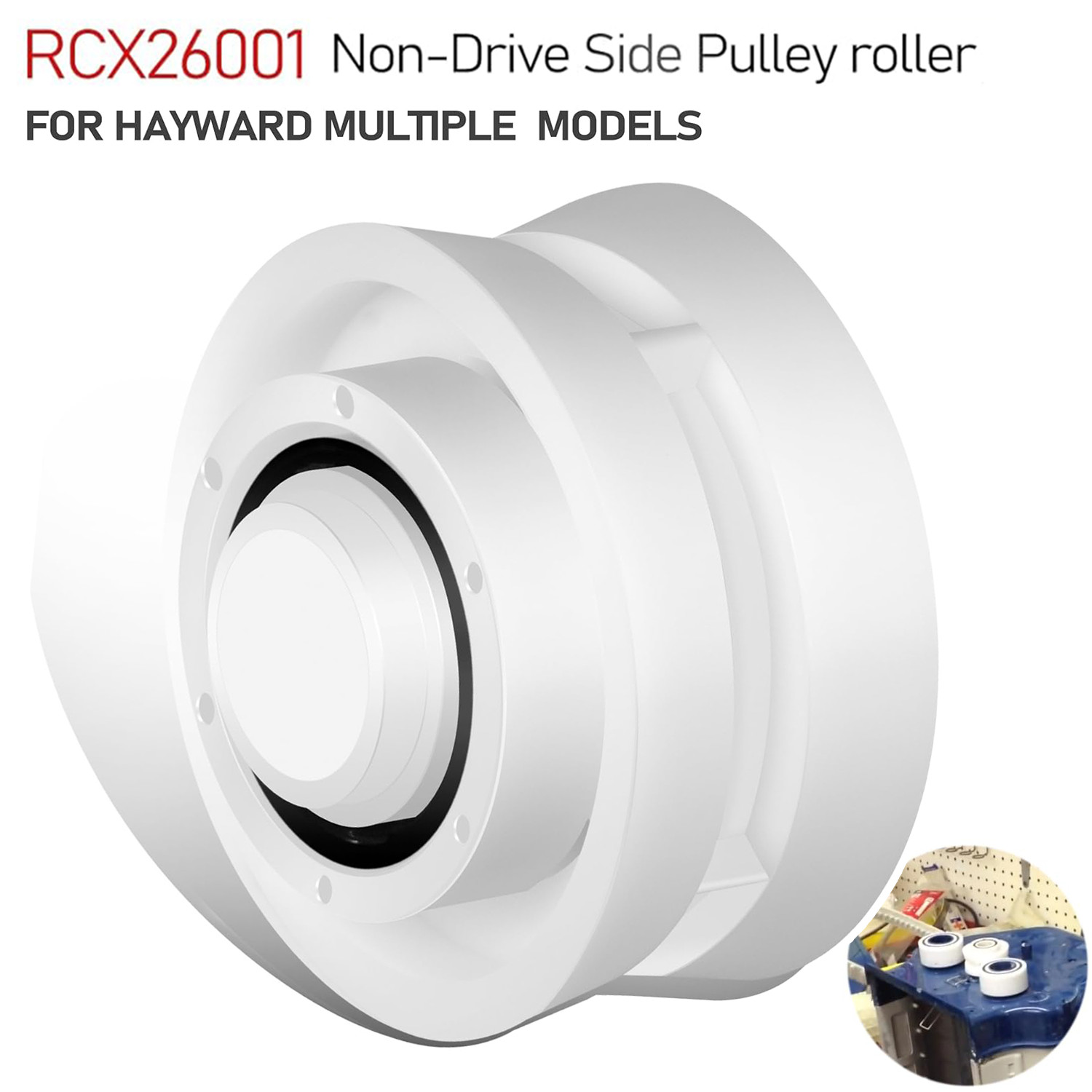 RCX26001 Bearing Guide Roller for Hayward TigerShark Robotic Pool Cleaners