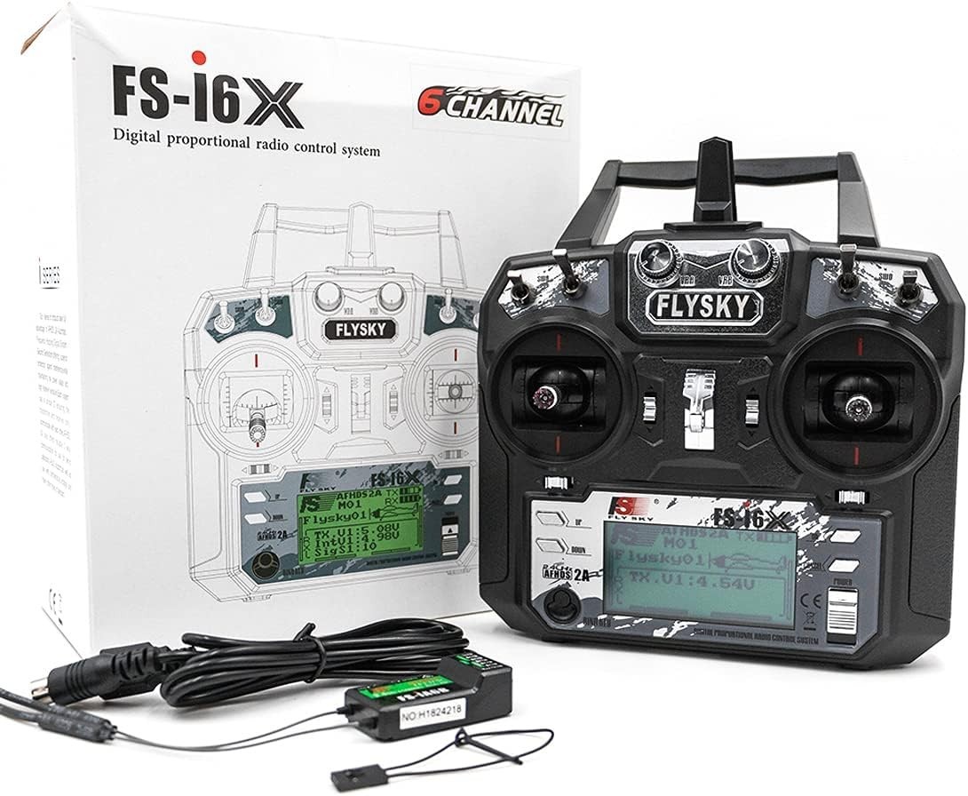 Remote Control Transmitter with 10 Channels, Receiver and Upgrade Cable Included