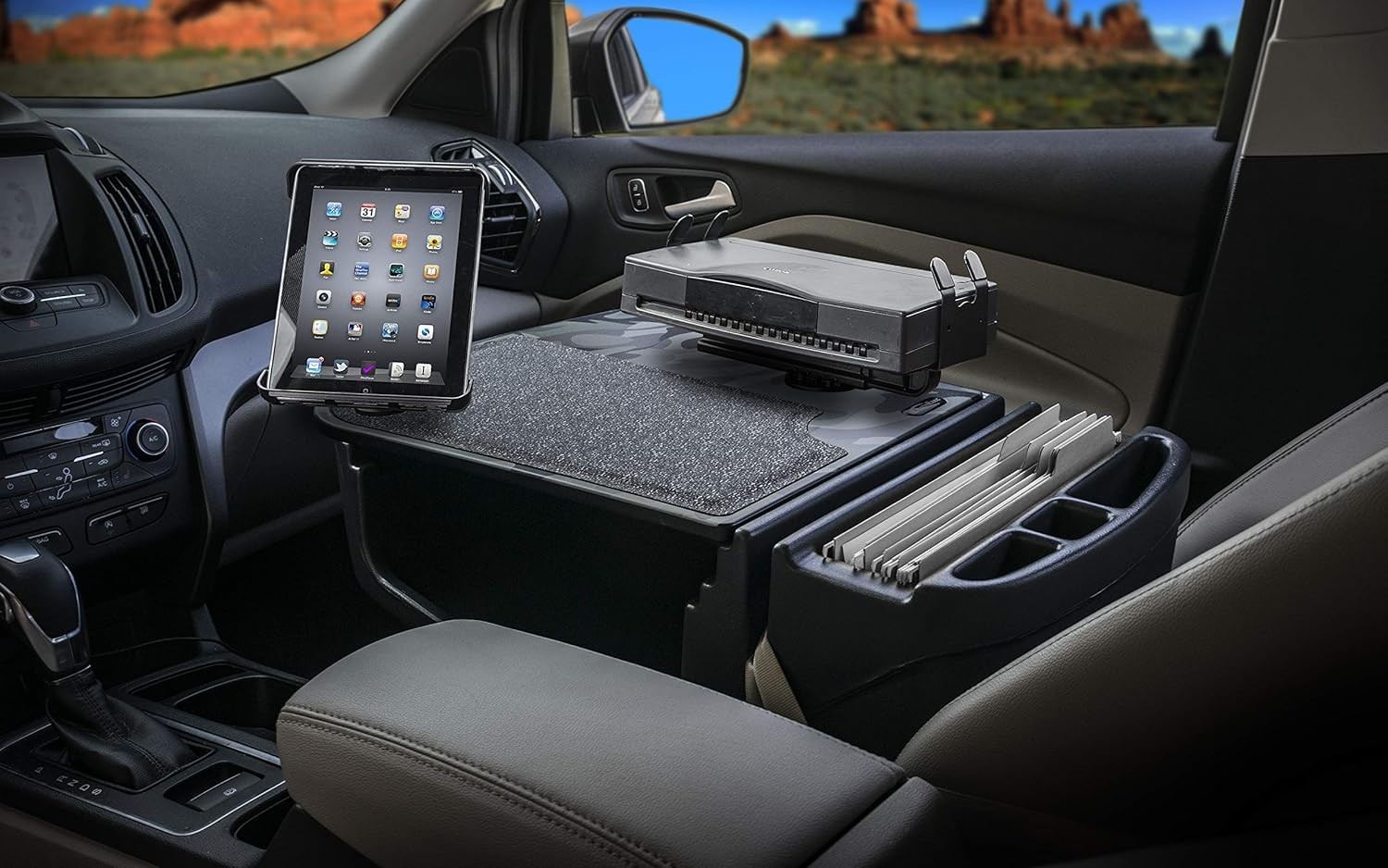 AutoExec AUE08675 Efficiency GripMaster Car Desk