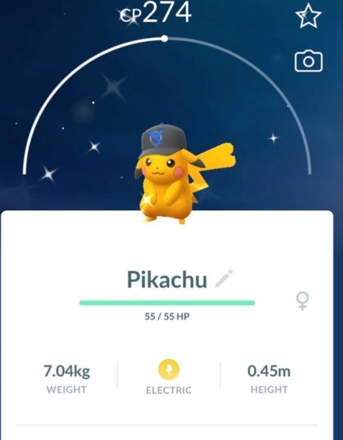 Shiny Pikachu Mystic Team Black Hat Go Fest 2026 Tóquio Japão