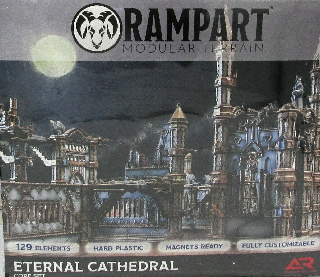 Rampart RAM0001 Eternal Cathedral Core Set Modular Plastic Terrain Kit Scenery