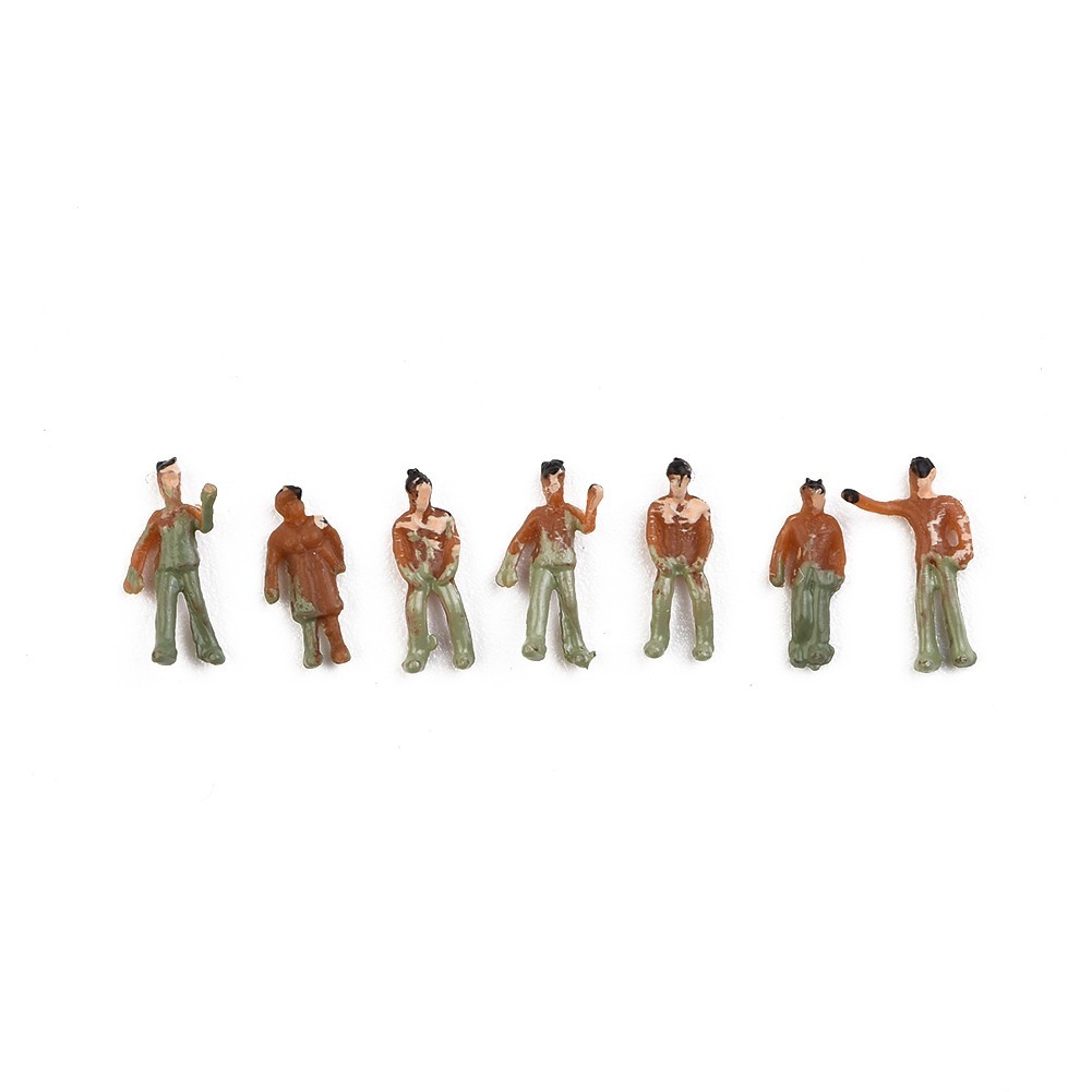 Painted Figures Miniature Passerby 1:200 Scale Color Model People Standing