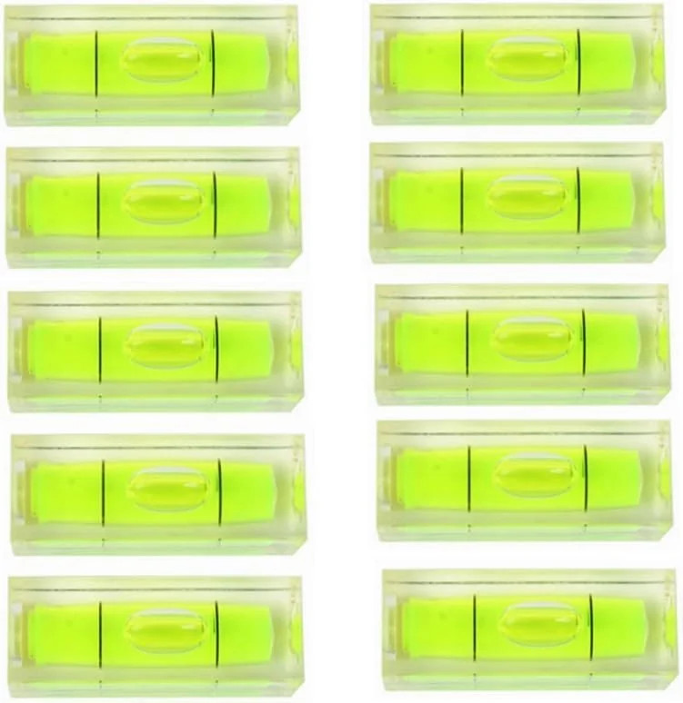 11pcs Mini Level Picture Hanging Spirit Bubble Level, 10x10x29mm Square Level Ma