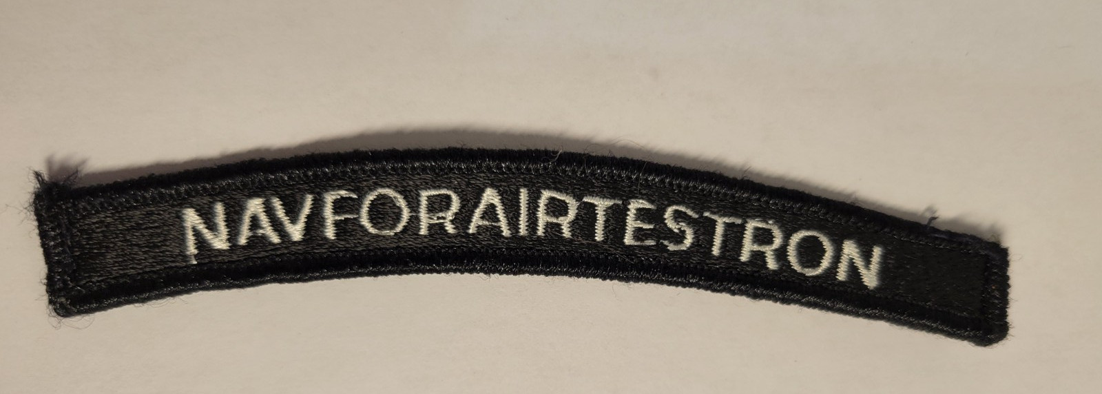 US NAVY NAVYFORAIRTESTRON Air Test and Evaluation Arc Tab Segment Patch